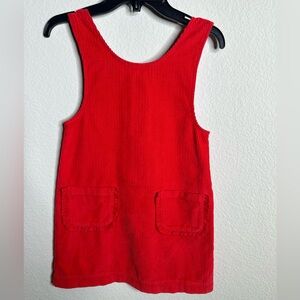 BODEN | Strawberry Tart Red Romper Dress | Child Size 7-8 | NWT